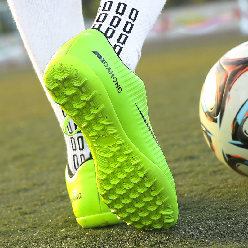 Bērnu futbola apavi biedrība TF/FG Futbola zābaki Vīriešu skavas Apavi Futzāla kedas Āra sporta treniņi Futbola apavi