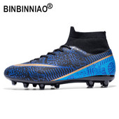 BINBINNIAO 33-45 Profesionalūs Futbolo Batai Vyriški Vaikiški Futbolo Batai Futbolo Futsal Bateliai Sportiniai Batai Vaikams Berniukams Futbolo Apvalkalai