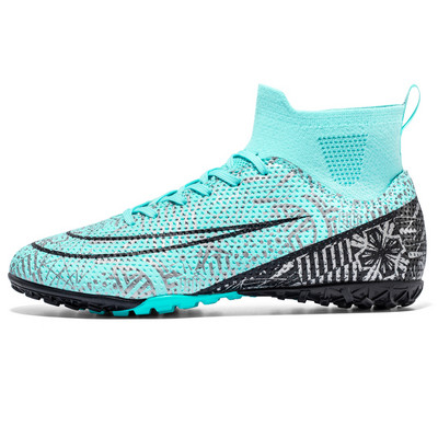 2023 m. Futbolo batai Vyriški futbolo bateliai draugija TF/FG Vaikų dėvėjimui atspari treniruotė Futbolo segtukai Neslystantys Futsal sportbačiai