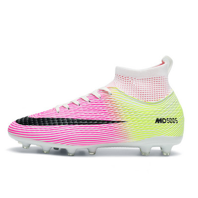 Futballcipők Társaság Férfi Futballcipők Csúszásmentes Csillapítás Sport Foci kapcsok Cipők Gyerek Futsal Cipők TF/FG Football Edzők