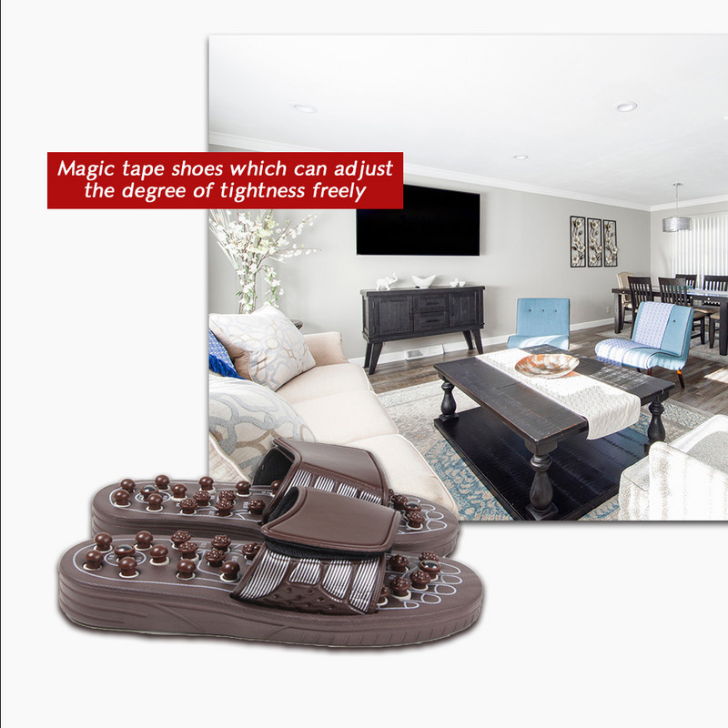 1 pár lábmasszázs papucs egészségügyi cipő szabadtéri strandszandál lábmasszírozáshoz idősek számára, egészséges ápoló klumpa nőknek és férfiaknak