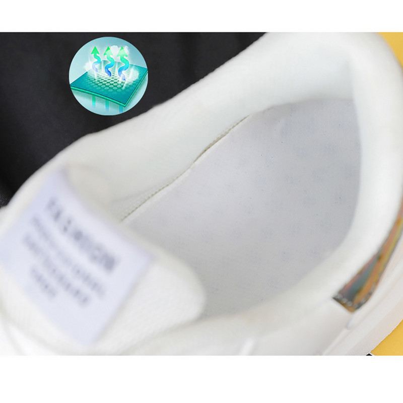 Női gördeszkás cipők Légáteresztő klasszikus stílusú hétköznapi tornacipők könnyű fehér lapos lábbelik csúszásgátló női cipők