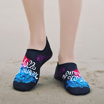 SMS Летни водни обувки Мъжки плувни обувки Aqua Shoes Унисекс водни обувки Боси обувки за кожа Гмуркане Сърф Плуване Плаж Йога Голям размер