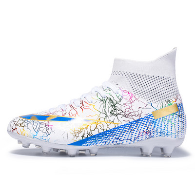 Futbola apavi Vīriešu TF/FG Futbola zābaki Neslīdoši Sporta Futbola Knaibles Apavi Zāle Treniņi Futzāla kedas Zēnu Futbola Apavi