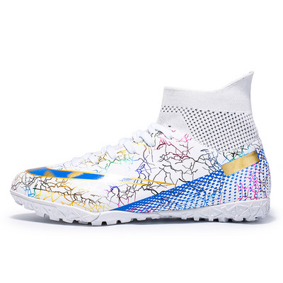 Futbola apavi Vīriešu TF/FG Futbola zābaki Neslīdoši Sporta Futbola Knaibles Apavi Zāle Treniņi Futzāla kedas Zēnu Futbola Apavi