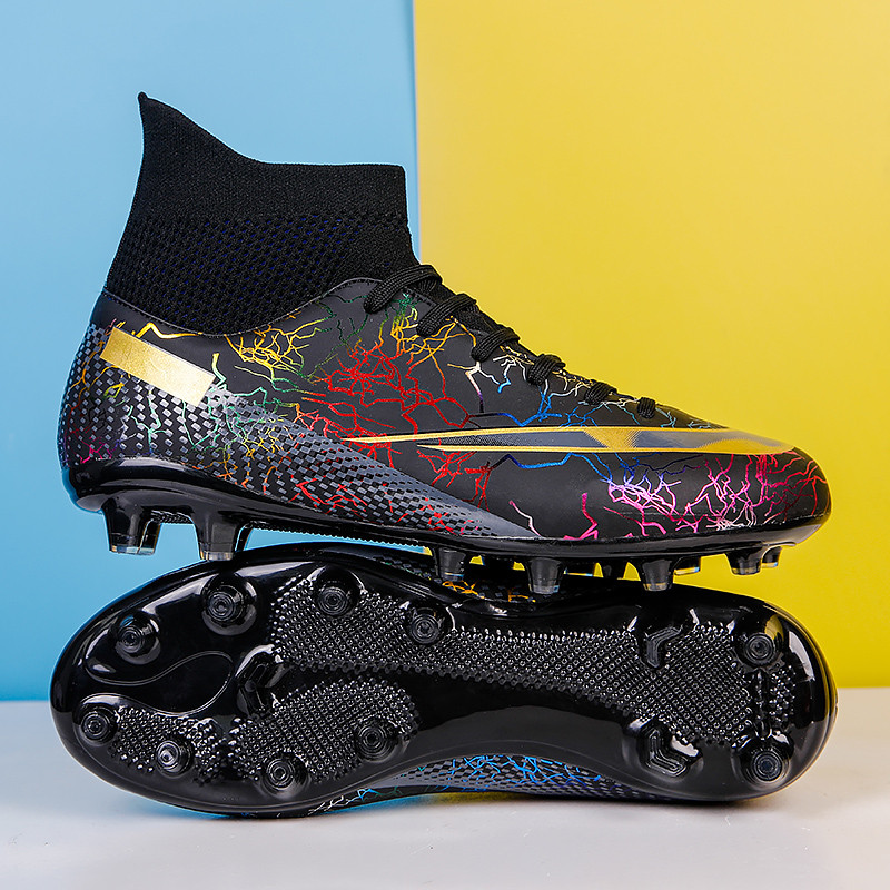 Futbola apavi Vīriešu TF/FG Futbola zābaki Neslīdoši Sporta Futbola Knaibles Apavi Zāle Treniņi Futzāla kedas Zēnu Futbola Apavi