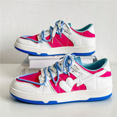 Sügisene uus trend roosa värvilised meeste uisukingad Trennarid õues Hip Hop madalad disainjalatsid Meeste tossud Rulakorvid 2022