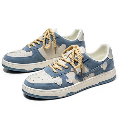 Sügisene uus trend roosa värvilised meeste uisukingad Trennarid õues Hip Hop madalad disainjalatsid Meeste tossud Rulakorvid 2022