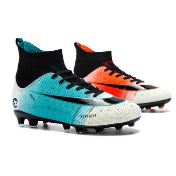 Мъжки футболни обувки Society Професионални противохлъзгащи футболни обувки Бутли Маратонки Turf Ultralight TF/AG Детски футболни обувки за футзал