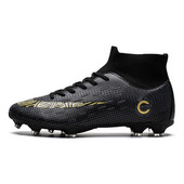 Vīriešu futbola apavi biedrība Neslīdoši futbola zābaki Treniņi TF/AG Futsal skavas apavi Bērnu āra sporta zābaku futbola čības