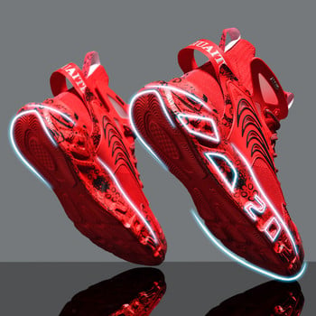 BOANXIL Фитнес тренировъчни маратонки Дишащи омекотяващи противоплъзгащи се износоустойчиви мъжки спортни обувки Модни баскетболни обувки
