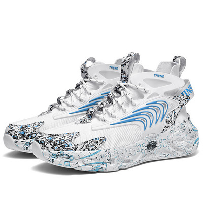 BOANXIL Fitnesa treniņu kedas Elpojošs Polsterējums Pretslīdošs Nodilumizturīgs vīriešu sporta apavi Moderni basketbola apavi