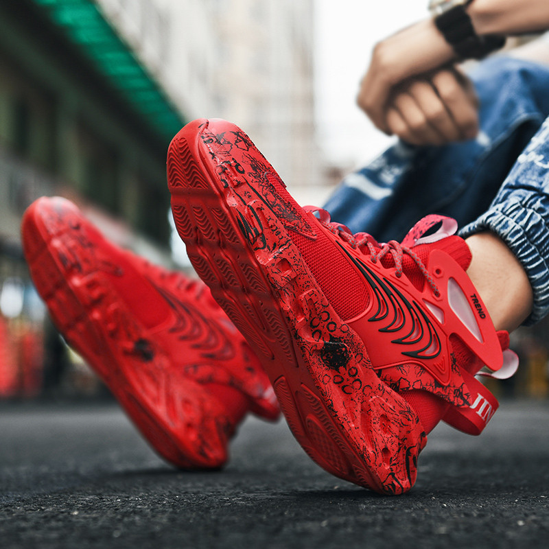 BOANXIL Fitnesa treniņu kedas Elpojošs Polsterējums Pretslīdošs Nodilumizturīgs vīriešu sporta apavi Moderni basketbola apavi