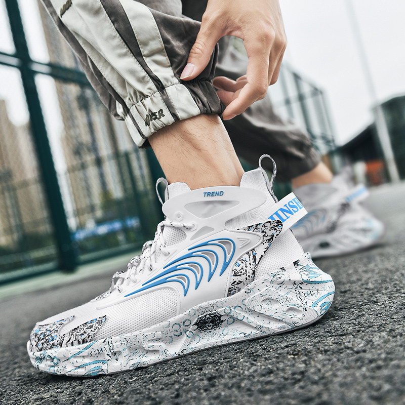 BOANXIL Fitnesa treniņu kedas Elpojošs Polsterējums Pretslīdošs Nodilumizturīgs vīriešu sporta apavi Moderni basketbola apavi