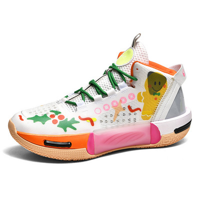 Szuper menő fiú edzőcipők férfi kosárlabda tornacipők kültéri tornacipők uniszex csúszásgátló kosárlabdacipők férfi női