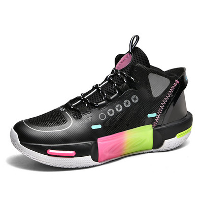 Szuper menő fiú edzőcipők férfi kosárlabda tornacipők kültéri tornacipők uniszex csúszásgátló kosárlabdacipők férfi női