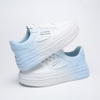 Luckffa 2022. gads. Ikdienas skeitborda apavi meitenēm , Unisex elpojošie pastaigu trenažieri Sporta sievietēm Modernas šņorējamas kedas