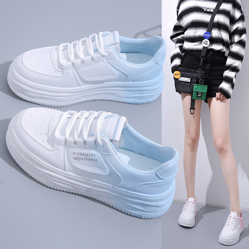 Luckffa 2022. gads. Ikdienas skeitborda apavi meitenēm , Unisex elpojošie pastaigu trenažieri Sporta sievietēm Modernas šņorējamas kedas