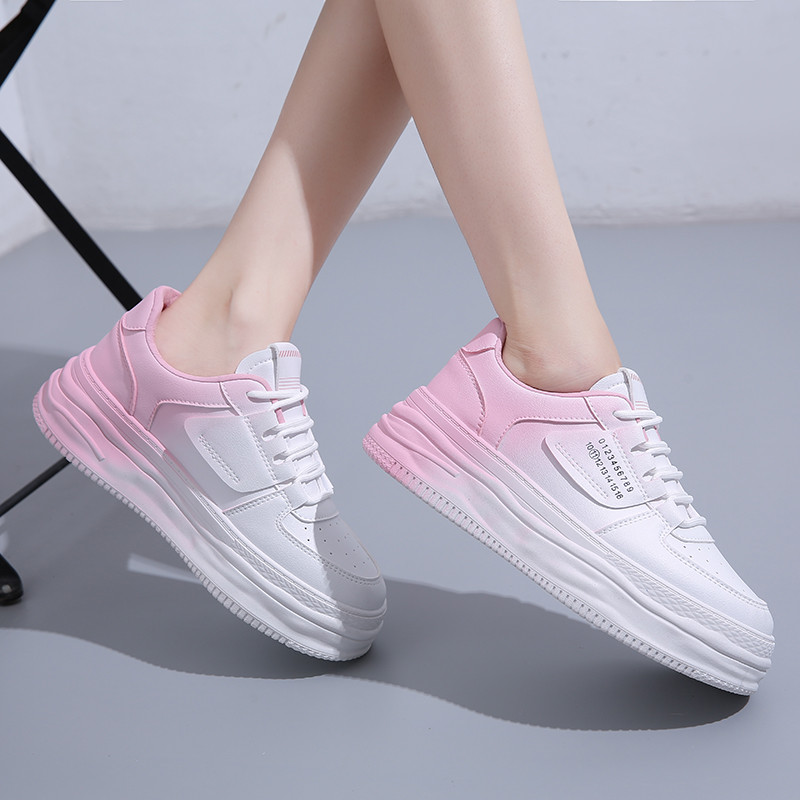 Luckffa 2022. gads. Ikdienas skeitborda apavi meitenēm , Unisex elpojošie pastaigu trenažieri Sporta sievietēm Modernas šņorējamas kedas