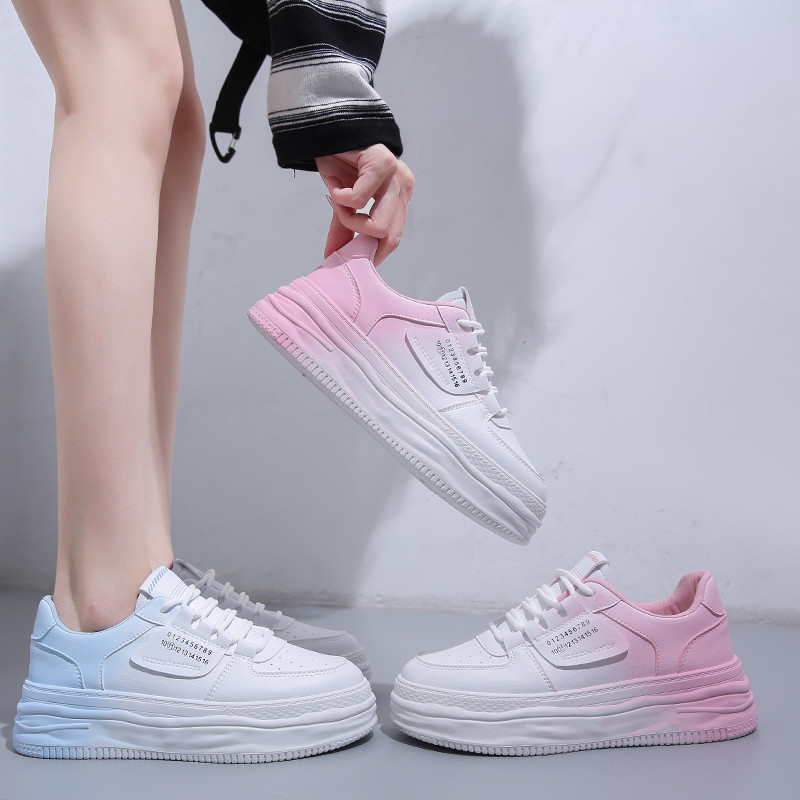 Luckffa 2022. gads. Ikdienas skeitborda apavi meitenēm , Unisex elpojošie pastaigu trenažieri Sporta sievietēm Modernas šņorējamas kedas