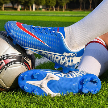 2022 Нови професионални мъжки детски футболни обувки Turf Футболни обувки Бутли Тренировъчни против хлъзгане глезени Спортни маратонки Zapatos De Futbol