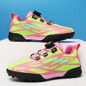 Vaikiški futbolo bateliai TF atsparūs smūgiams, smūgiams atsparūs futbolo batai, neslystantys, tvirti, atsparūs smūgiams