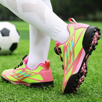 Детски футболни обувки TF Анти-сблъсък Устойчиви на удар Футболни обувки Противоплъзгащи се Издръжливи-Амортизатори
