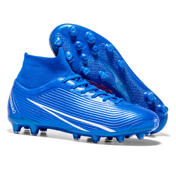 Unisex παπούτσια ποδοσφαίρου για άντρες και γυναίκες TF/FG Ποδοσφαιρικά Μποτάκια Μακριές Ακτίνες και Επίπεδη Σόλα Ανδρικά Αθλητικά Παπούτσια
