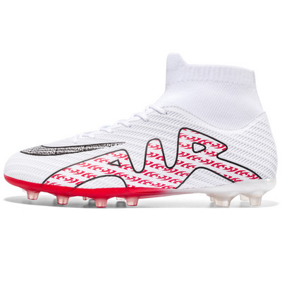 Profesionāli unisex futbola apavi vīriešiem un sievietēm TF/FG futbola zābaki ar gariem tapas un plakanas zoles kedas vīriešu sporta apavi