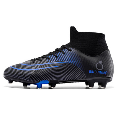 Profesionāli unisex futbola apavi vīriešiem un sievietēm TF/FG futbola zābaki ar gariem tapas un plakanas zoles kedas vīriešu sporta apavi