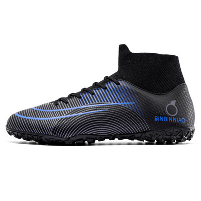 Profesionāli unisex futbola apavi vīriešiem un sievietēm TF/FG futbola zābaki ar gariem tapas un plakanas zoles kedas vīriešu sporta apavi