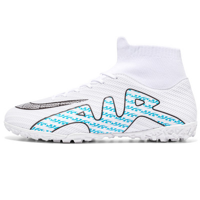 Profesionāli unisex futbola apavi vīriešiem un sievietēm TF/FG futbola zābaki ar gariem tapas un plakanas zoles kedas vīriešu sporta apavi