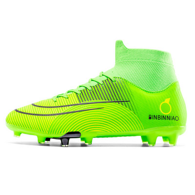 Profesionāli unisex futbola apavi vīriešiem un sievietēm TF/FG futbola zābaki ar gariem tapas un plakanas zoles kedas vīriešu sporta apavi