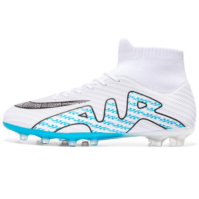 Profesionāli unisex futbola apavi vīriešiem un sievietēm TF/FG futbola zābaki ar gariem tapas un plakanas zoles kedas vīriešu sporta apavi