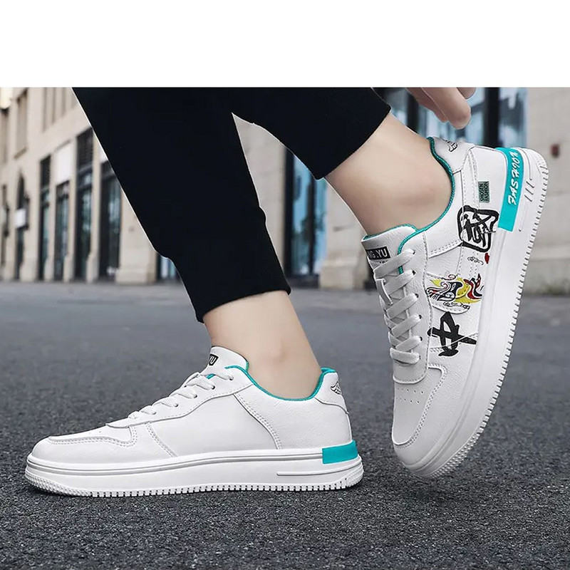 Luckffa 2022 vabaajajalatsid poistele, hingavad unisex-trenažöörid, meeste sportlikud nööriga tossud