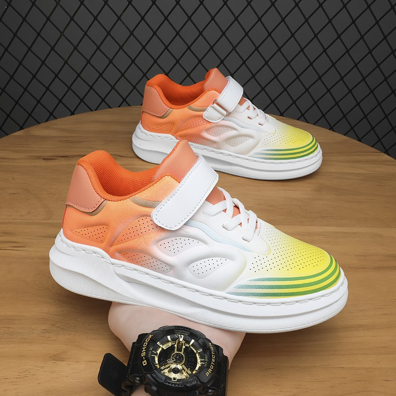 Luckffa 2022 alkalmi gördeszkás cipő gyerekeknek , uniszex légáteresztő sétacipők Sport férfi divatos fűzős tornacipők