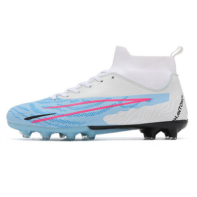 Uniszex focicipők férfiaknak és nőknek FG futballcipők hosszú tüskés talpú tornacipők férfi sportcipők