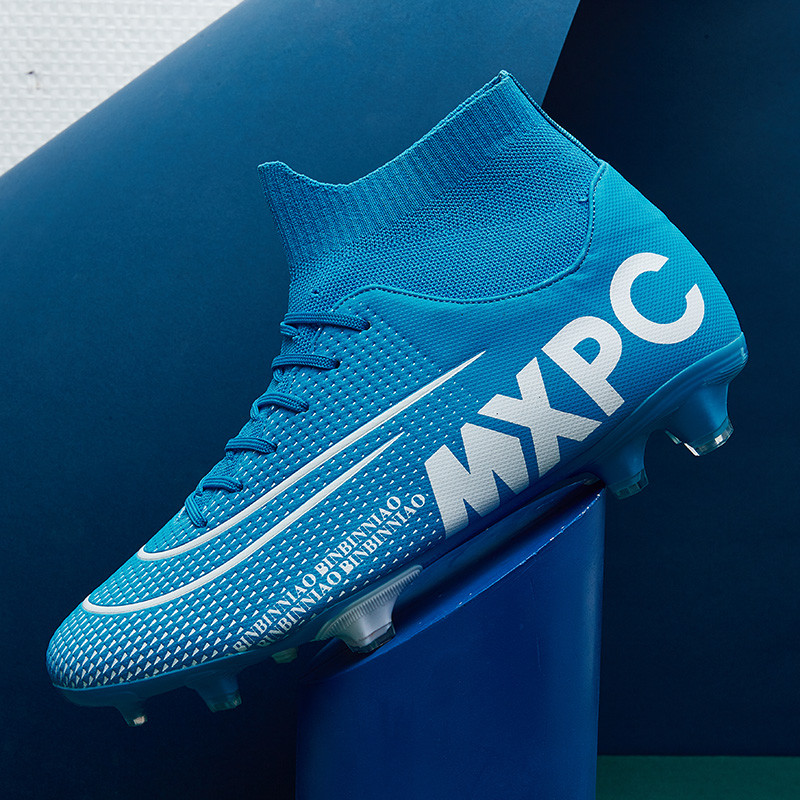 Dydis 35-45 Unisex futbolo bateliai vyrams ir moterims TF/FG futbolo batai ilgi spygliukais ir plokščiapadžiai sportbačiai Vyriški sportiniai batai