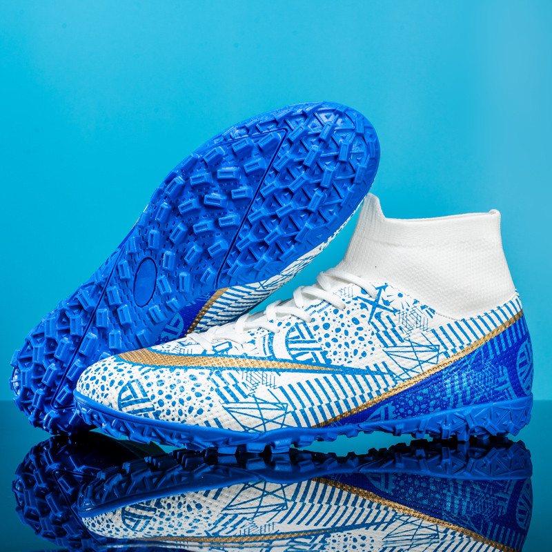 33-45 méretű focicipők felnőtteknek és gyerekeknek TF/FG futballcipők hosszú tüskés és lapos talpú tornacipők Uniszex sportcipők