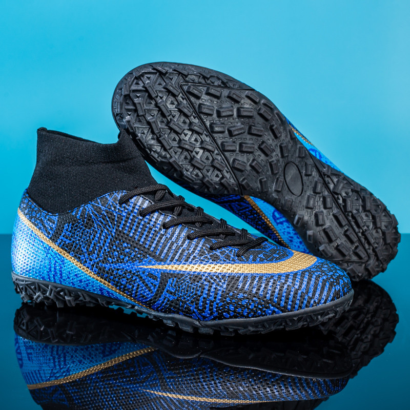 33-45 méretű focicipők felnőtteknek és gyerekeknek TF/FG futballcipők hosszú tüskés és lapos talpú tornacipők Uniszex sportcipők