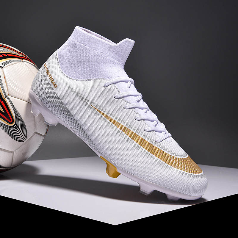 TF/FG jalgpallijalatsid meestele ja naistele suurus 35-45 Unisex jalgpallisaapad, pikad naelad ja tasase tallaga tossud meeste spordijalatsid