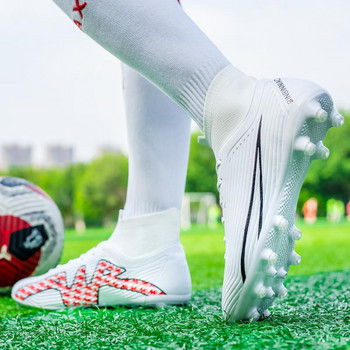 Мъжки футболни обувки TF/FG Sole Унисекс футболни обувки Възрастни Деца Тренировки на трева на открито Футзални обувки 2022 Ново пристигане Размер 35-45
