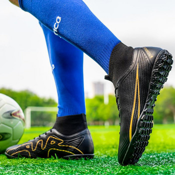 Мъжки футболни обувки TF/FG Sole Унисекс футболни обувки Възрастни Деца Тренировки на трева на открито Футзални обувки 2022 Ново пристигане Размер 35-45