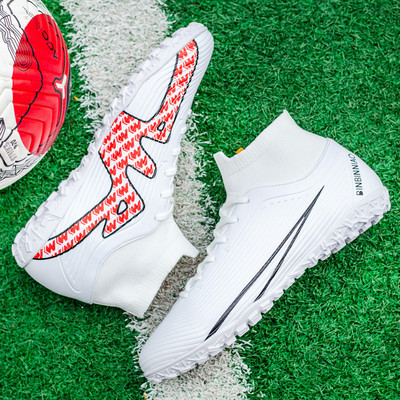 Vyriški futbolo bateliai TF/FG padas uninsex futbolo batai suaugusiems vaikams, lauko vejos treniruotės Futsal avalynė, 2022 m. Naujas dydis, 35–45