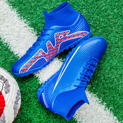 Vyriški futbolo bateliai TF/FG padas uninsex futbolo batai suaugusiems vaikams, lauko vejos treniruotės Futsal avalynė, 2022 m. Naujas dydis, 35–45