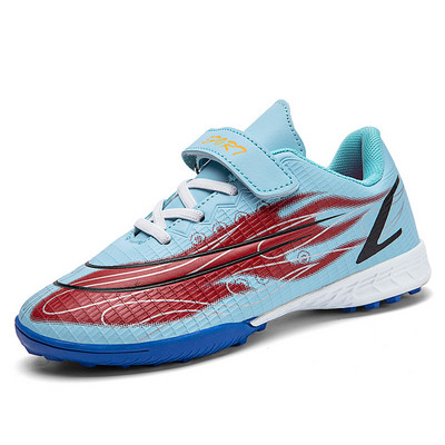 2022 Hot Sale Fashion Gyerek focicipők 31-40 méret Low Turf futballcipők Tinédzserek TF Futsal Cipők chuteira Society