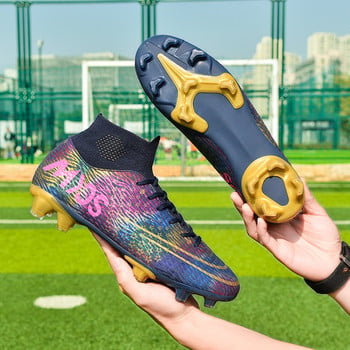 Ανδρικά παπούτσια ποδοσφαίρου 2022 AG/TF Παπούτσια ποδοσφαίρου ψηλά στον αστράγαλο, αντιολισθητικά, εξαιρετικά ελαφριά παιδικά παπούτσια ποδοσφαίρου, αθλητικά παπούτσια Plus