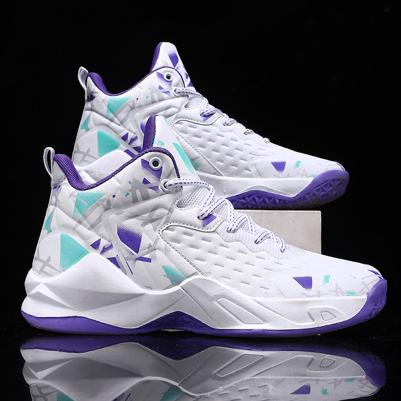 Krepšinio Batai Vyriški sportiniai bateliai Aukšti krepšinio batai Neslystantys minkšti vyriški sportiniai batai 36-45 dydis