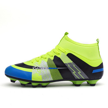 Мъжки футболни обувки AG/TF Футболни обувки с високи глезени Външни противоплъзгащи ултралеки детски футболни бутли Маратонки Плюс