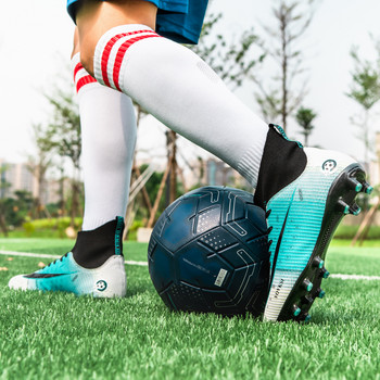 2021 Νέα παπούτσια ποδοσφαίρου ψηλά στον αστράγαλο ανδρικά παπούτσια ποδοσφαίρου που αναπνέουν υπαίθρια ψηλά παπούτσια ποδοσφαίρου Turf Soccer Cleats Παιδικά AG Γυναικεία παπούτσια ποδοσφαίρου